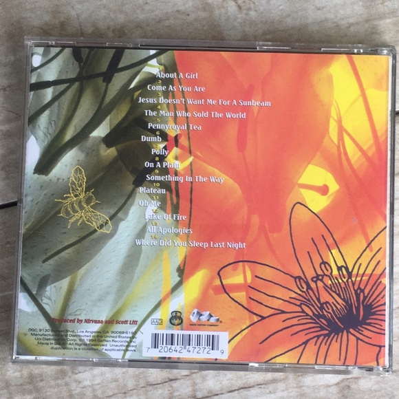 Nirvana MTV Unplugged New York Compact Disc Music CD - VGC - Picture 2 of 2